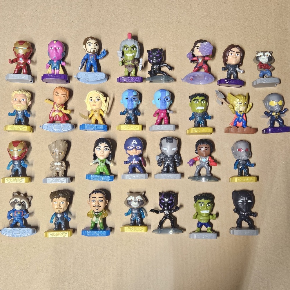 Variety Lot of 30 Marvel  McDonalds Happy Meal Toys_MA 1